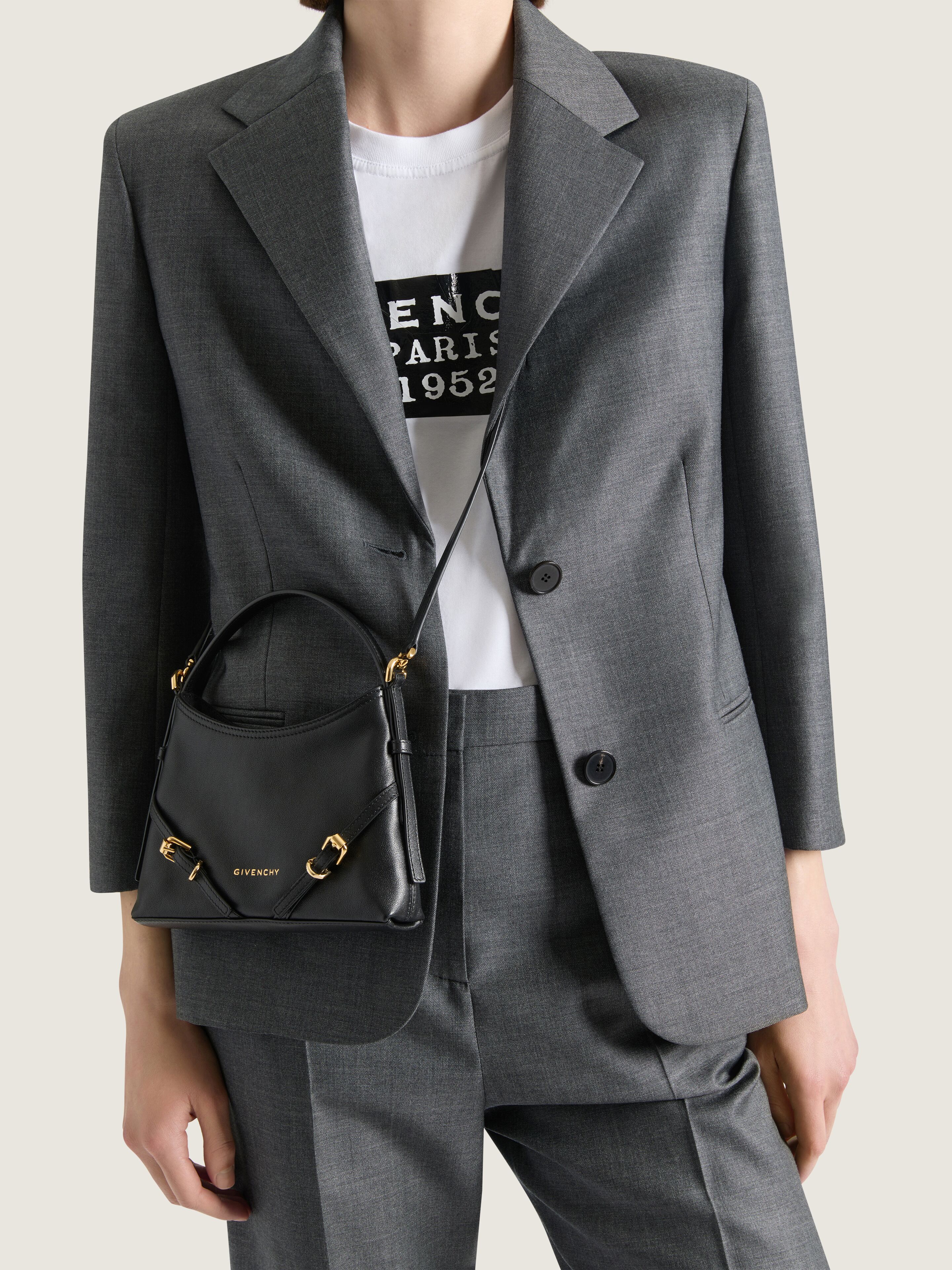 Nano Voyou bag in shiny leather
